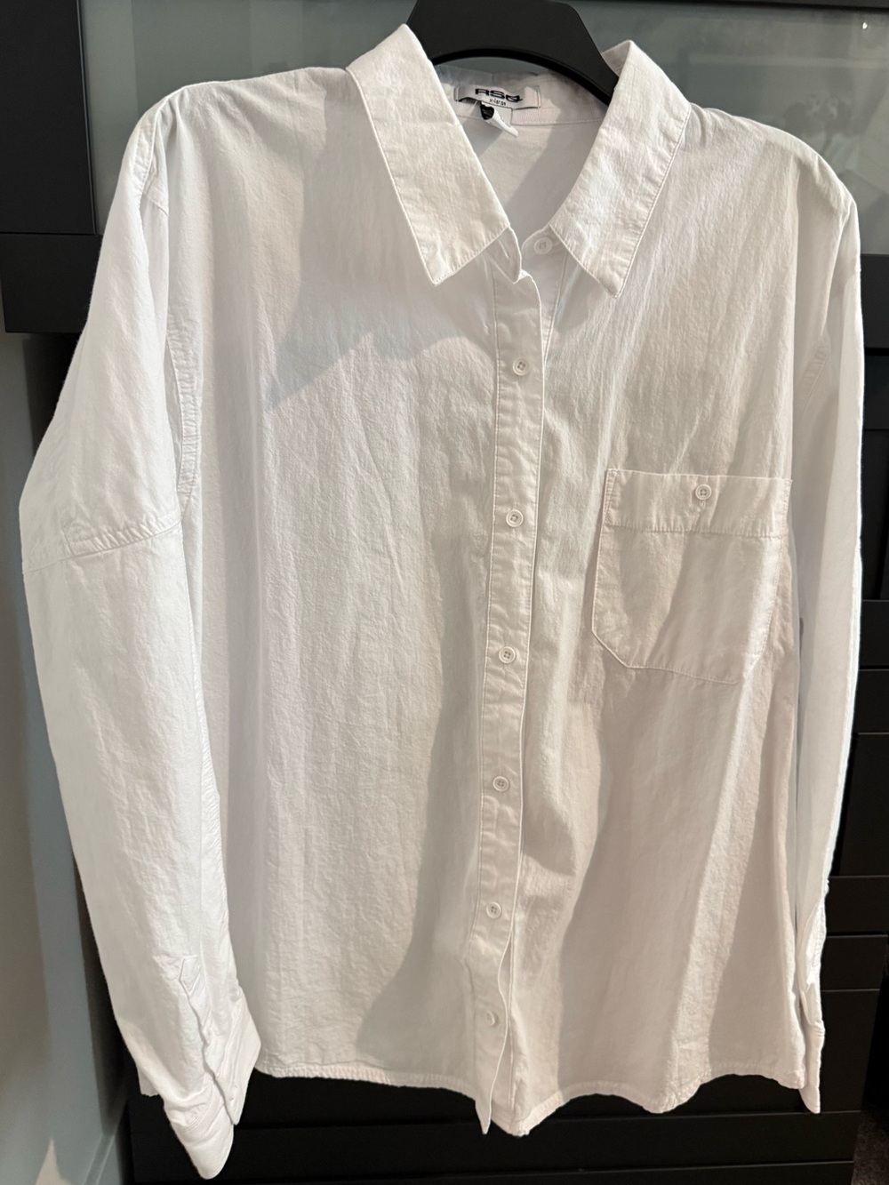 RSQ White Button Down Shirt